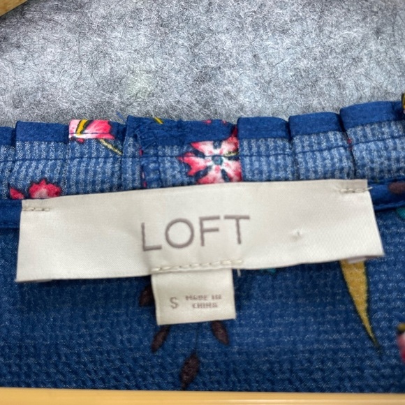 Ann Taylor LOFT Women’s Dress Size Small Wildflower Satin Shift Dress Colorful - Picture 6 of 12